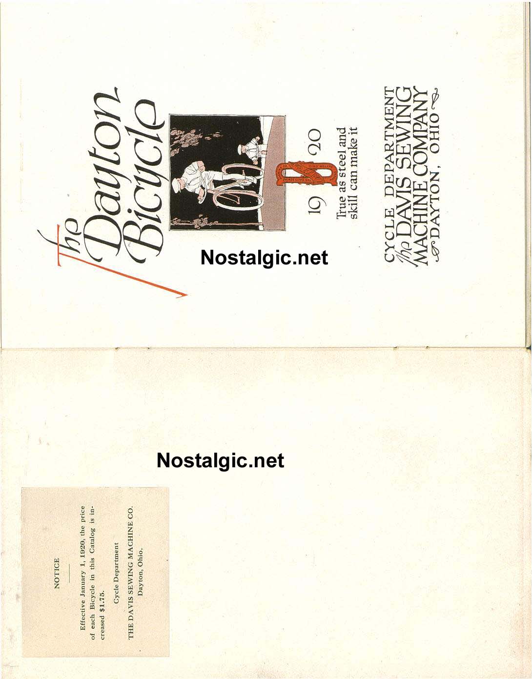 1920 Dayton Catalog Picture 2 Dave's Vintage Bicycles